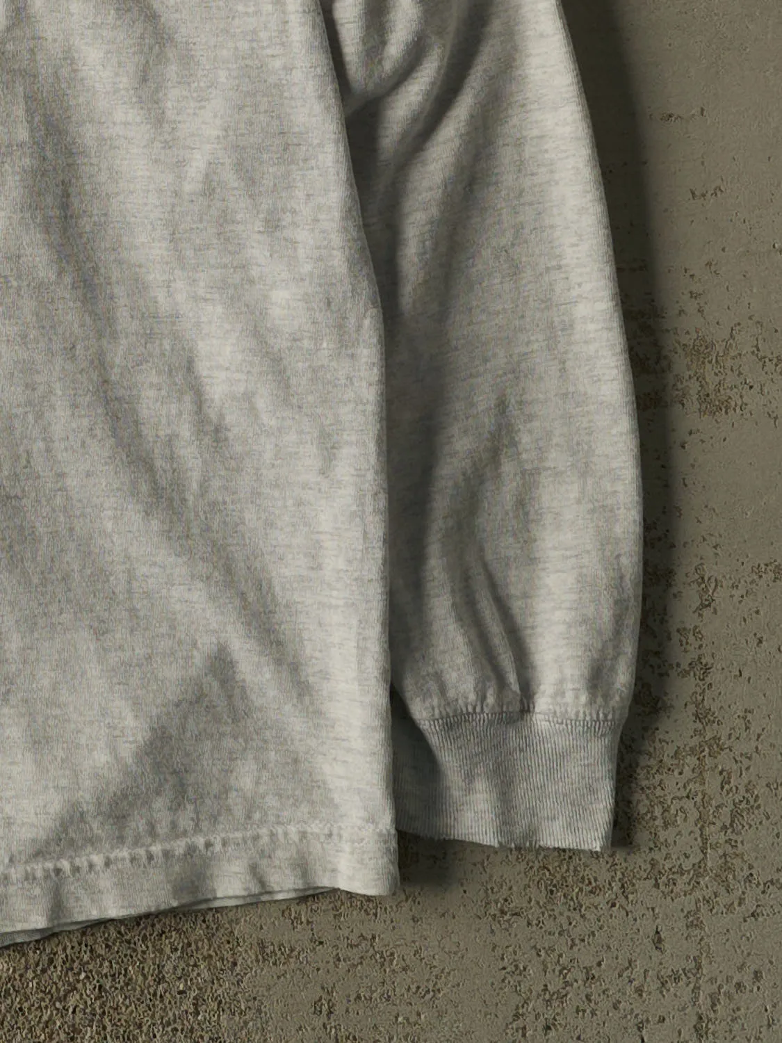 Vintage 90s Heather Grey Carhartt Quarter Button Pocket Long Sleeve (XXL) sold by Rebalance Vintage product image thumbnail 4