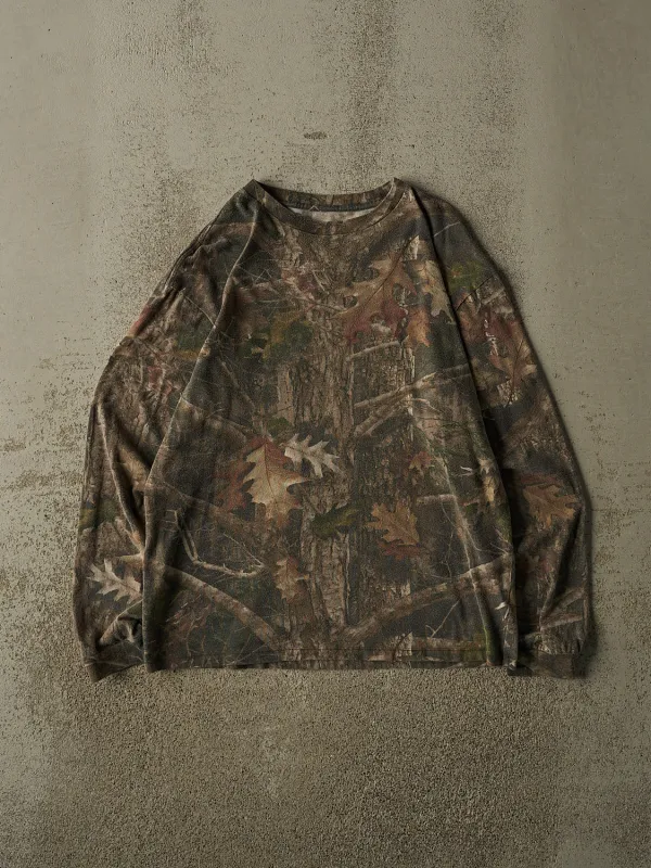 Vintage Y2K Camo Long Sleeve (M/L) made by Rebalance Vintage