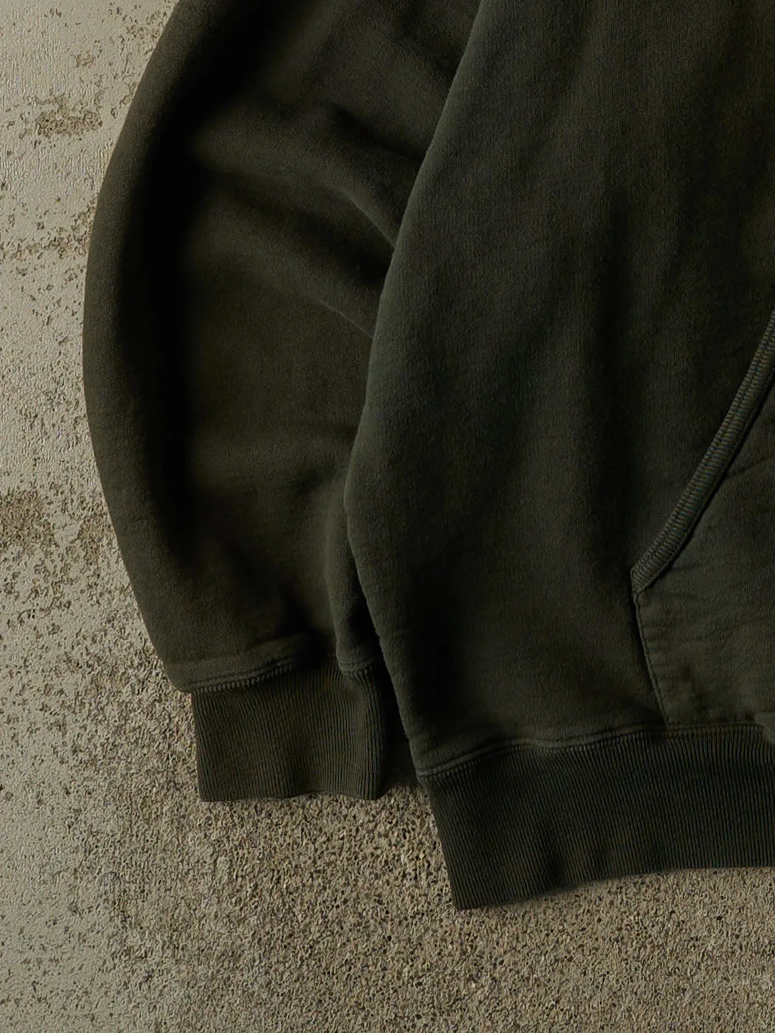 Vintage Y2K Sun Faded Green Wind River Blank Hoodie (XXL) sold by Rebalance Vintage product image thumbnail 3