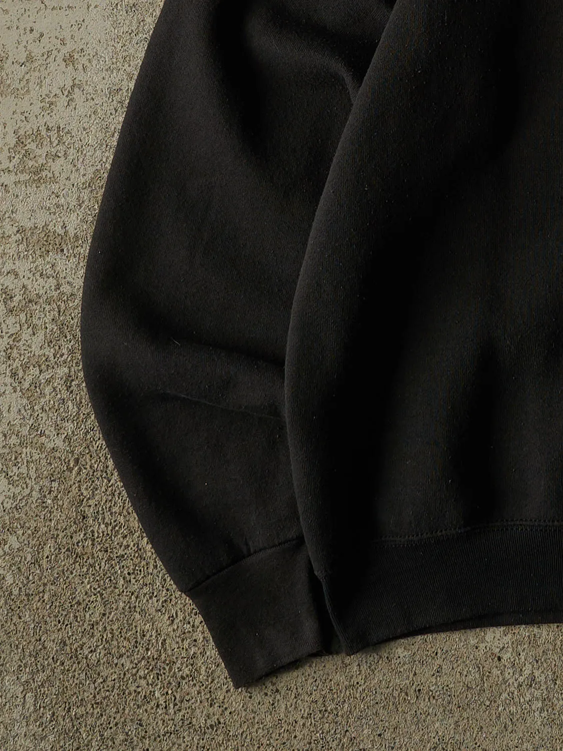 Vintage 90s Faded Black Blank Crewneck (L/XL) sold by Rebalance Vintage product image thumbnail 3