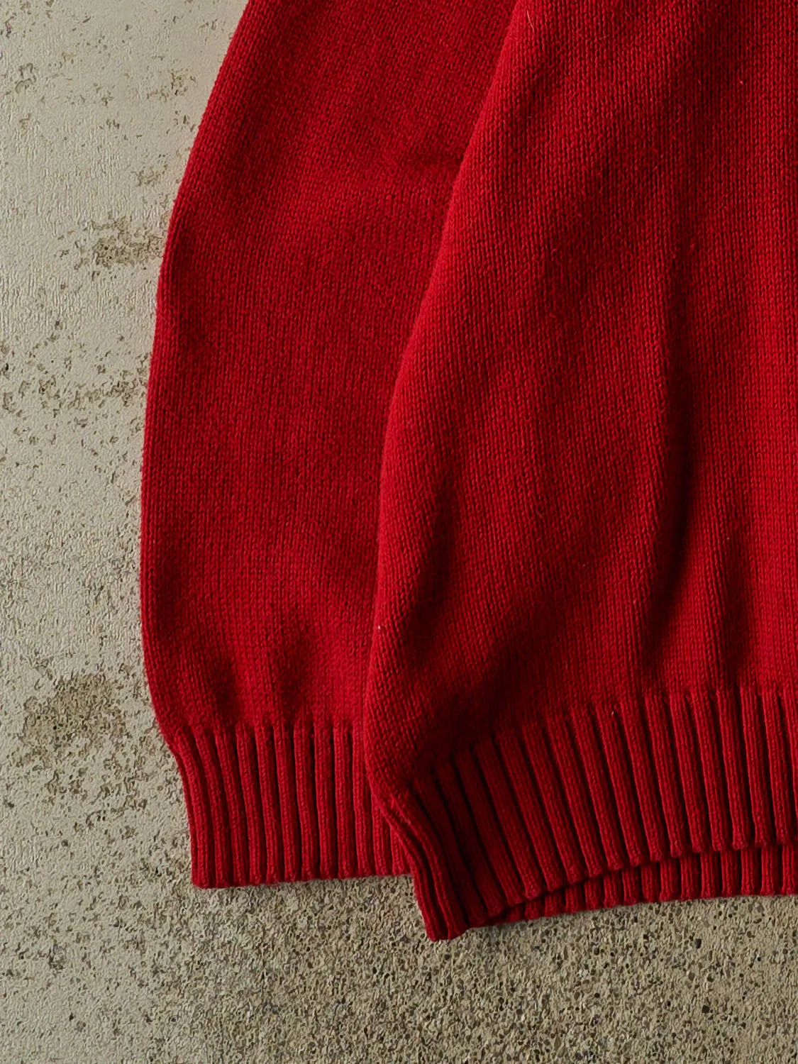 Vintage 90s Red Polo Knit (XL/XXL) sold by Rebalance Vintage product image thumbnail 3