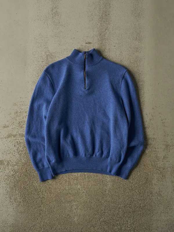 Vintage 90s Blue Polo Golf Quarter Zip Knit (XXS/XS) made by Rebalance Vintage