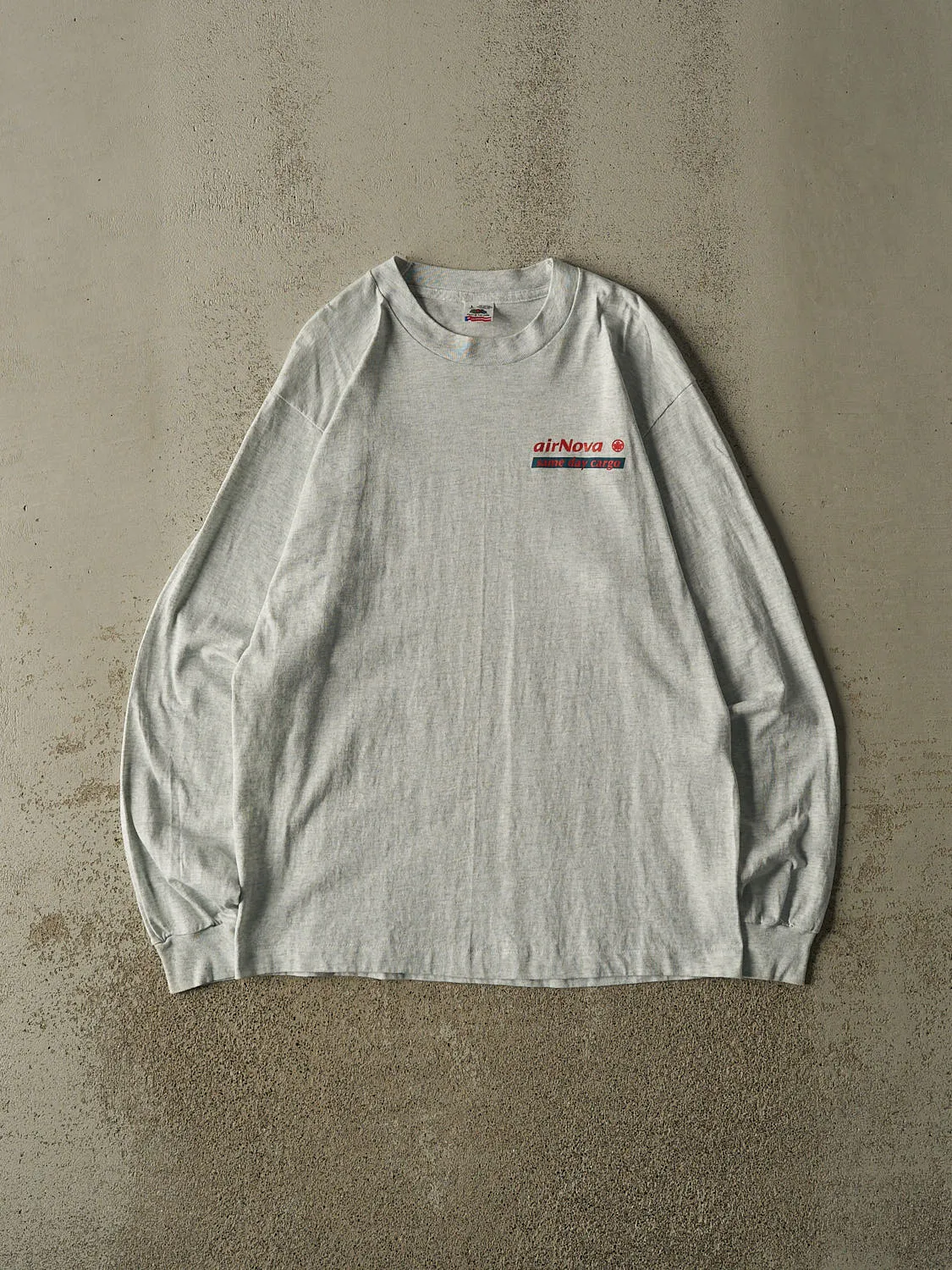 Vintage 90s Heather Grey Air Nova Long Sleeve (M/L) sold by Rebalance Vintage