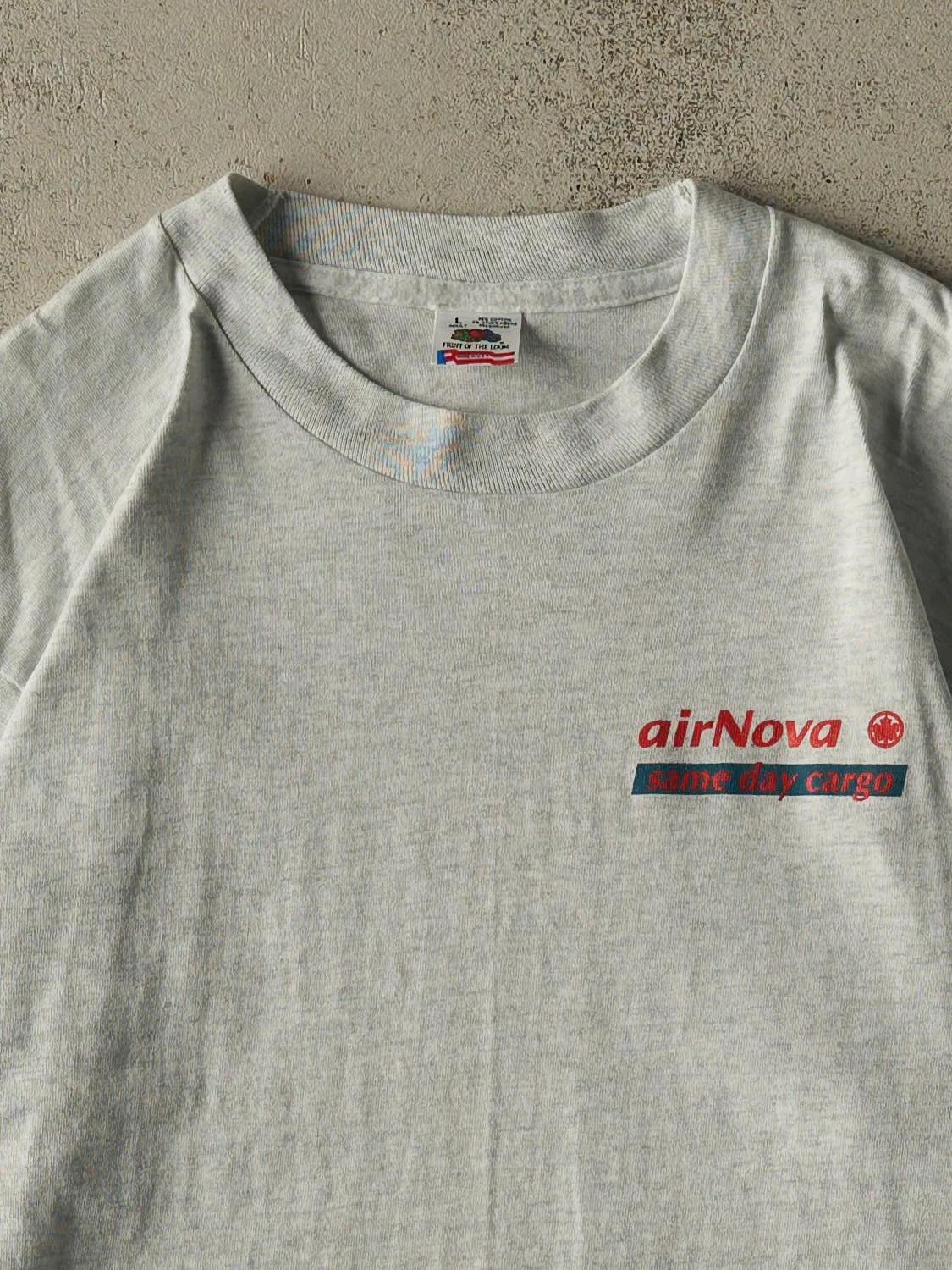 Vintage 90s Heather Grey Air Nova Long Sleeve (M/L) sold by Rebalance Vintage product image thumbnail 2