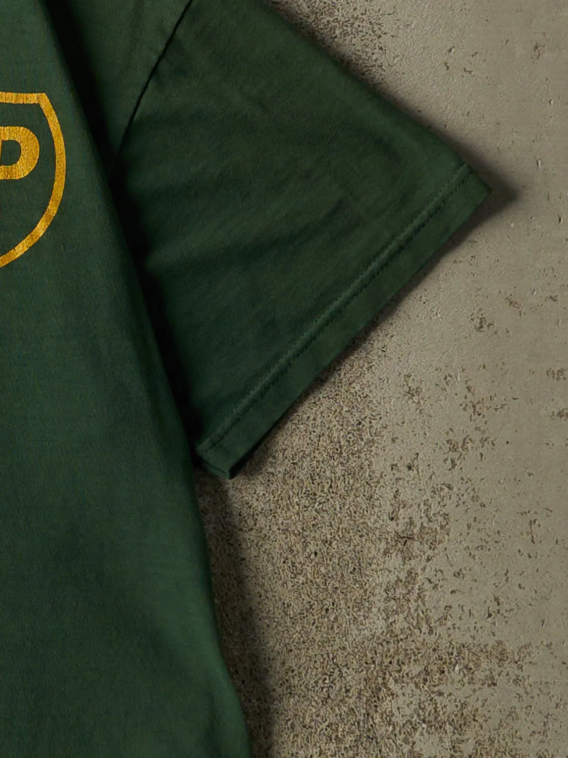Vintage 80s Faded Green BP Logo Tee (M) sold by Rebalance Vintage product image thumbnail 4