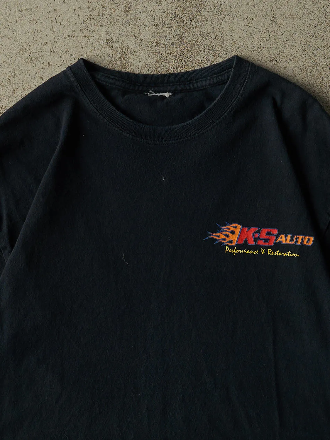Vintage Y2K Black KS Auto Tee (M) sold by Rebalance Vintage product image thumbnail 3