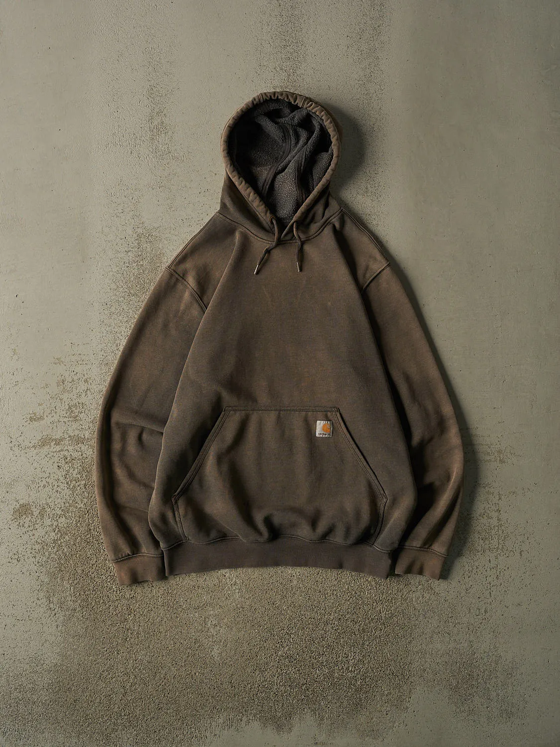 Vintage Y2K Sun Faded Grey Carhartt Hoodie (L/XL) sold by Rebalance Vintage
