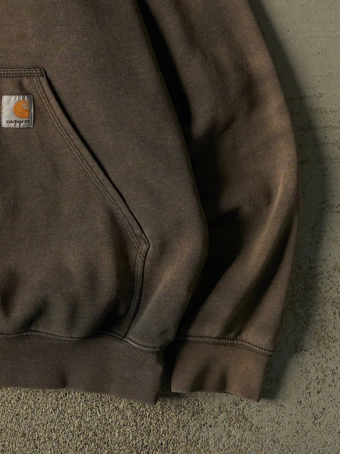 Vintage Y2K Sun Faded Grey Carhartt Hoodie (L/XL) sold by Rebalance Vintage product image thumbnail 5