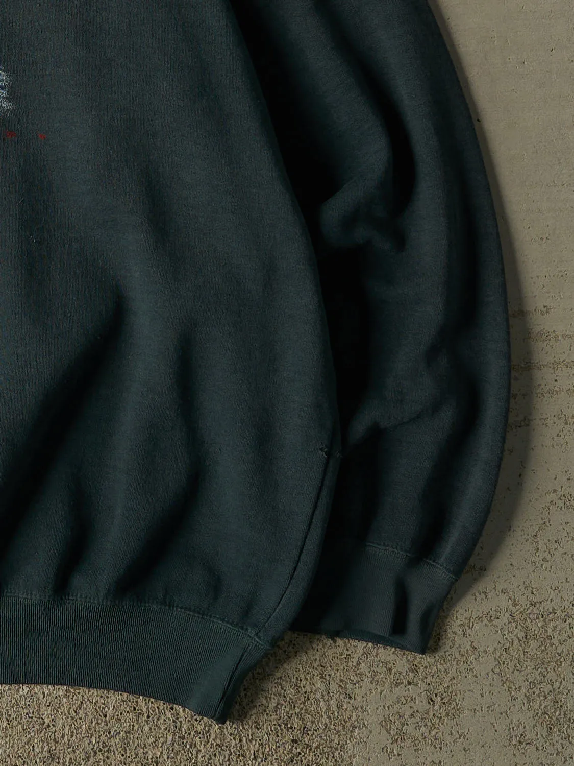 Vintage 90s Faded Green Fish Crewneck (XL/XXL) sold by Rebalance Vintage product image thumbnail 4