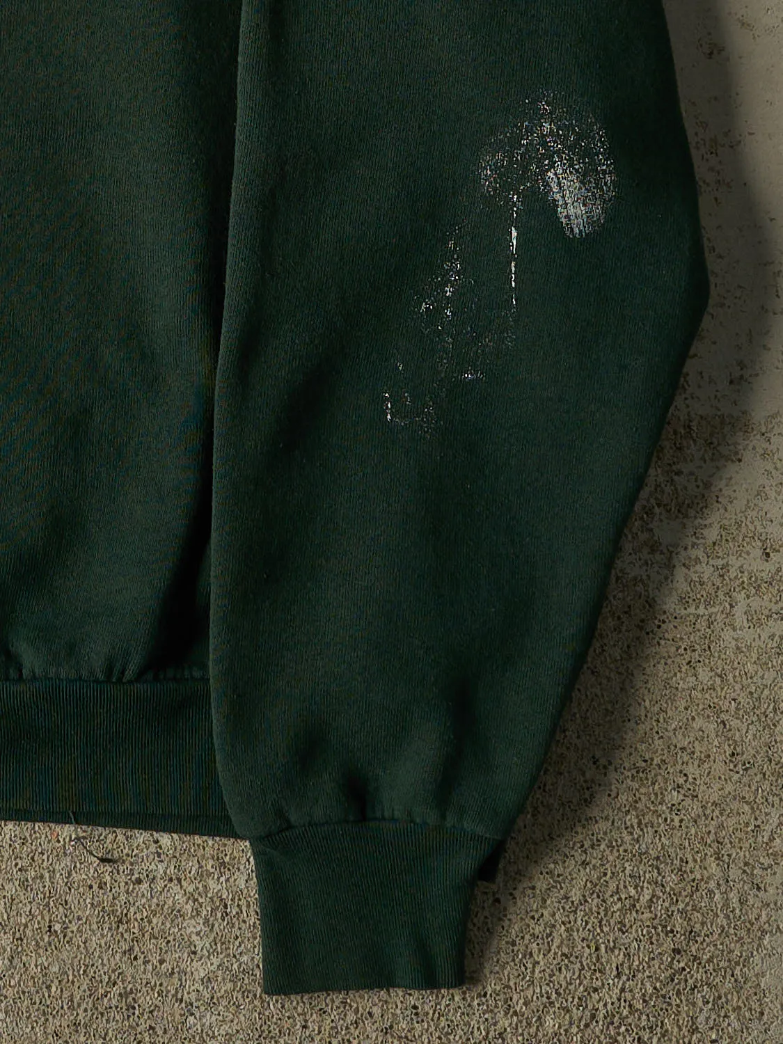 Vintage 80s Green Blank Crewneck (S) sold by Rebalance Vintage product image thumbnail 4