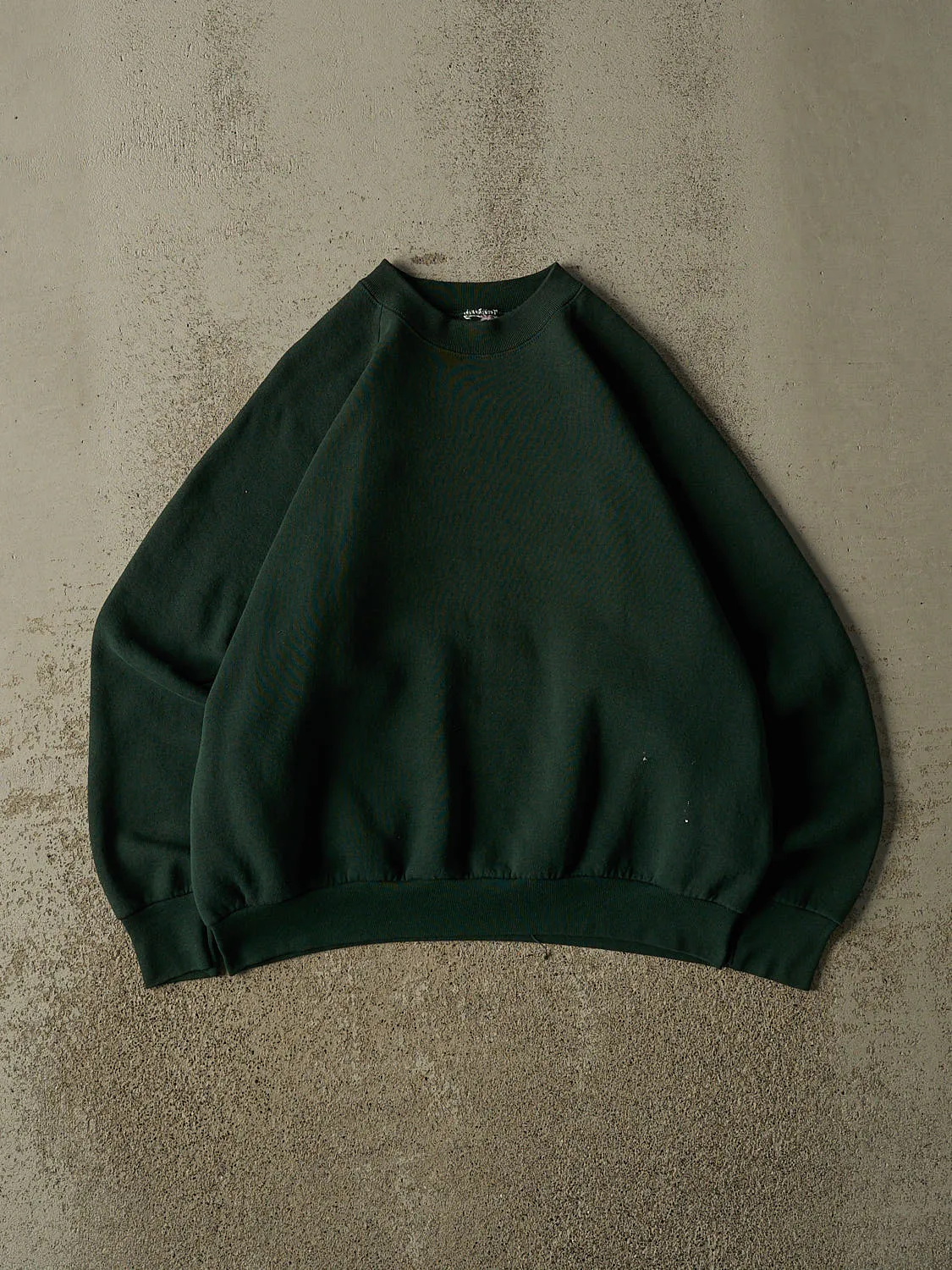 Vintage 80s Green Blank Crewneck (S) sold by Rebalance Vintage