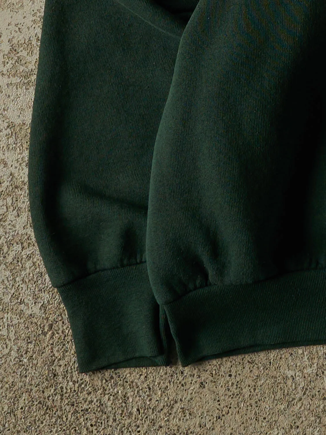 Vintage 80s Green Blank Crewneck (S) sold by Rebalance Vintage product image thumbnail 3