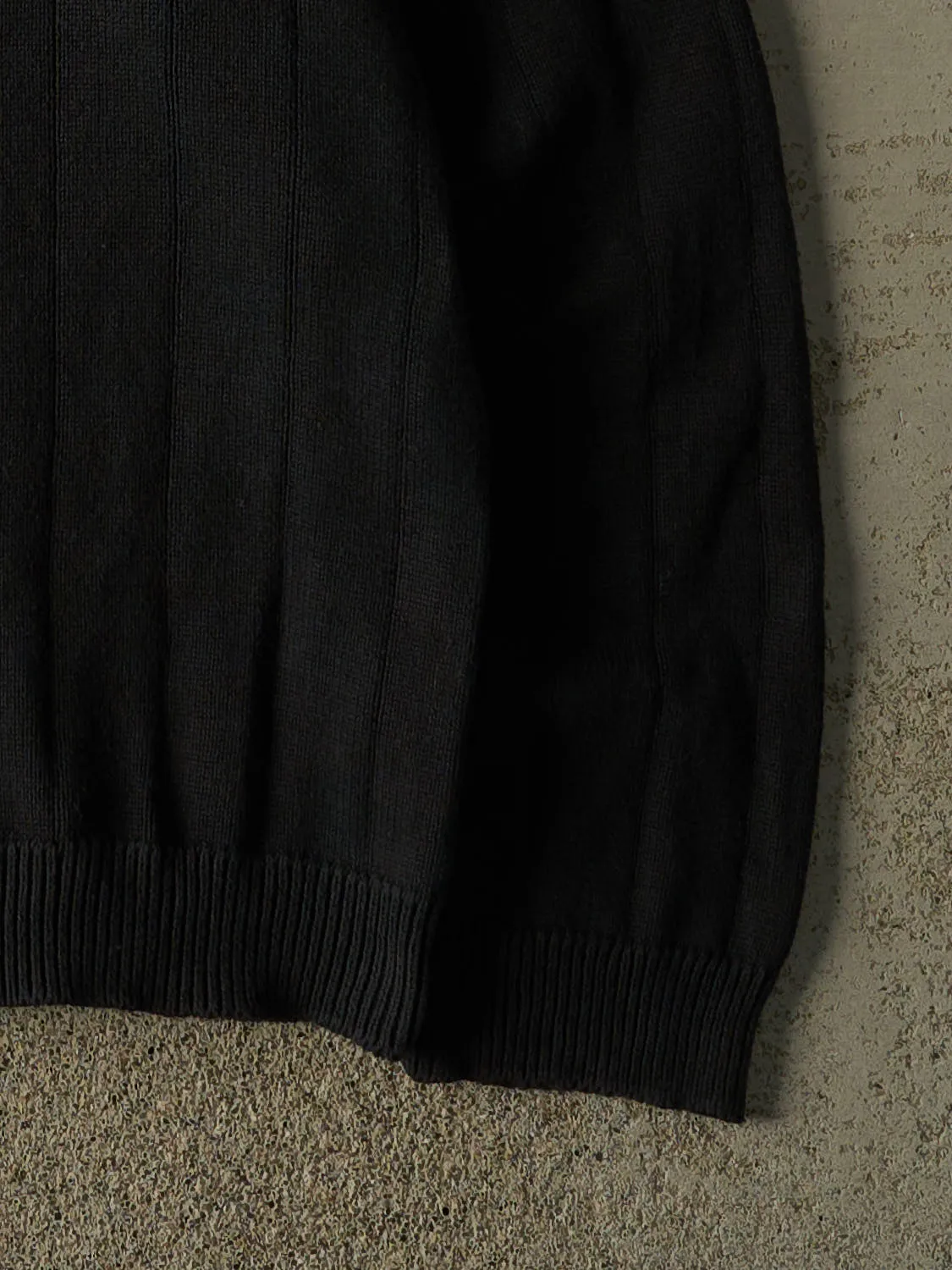 Vintage Y2K Black Chaps Embroidered Knit (L/XL) sold by Rebalance Vintage product image thumbnail 5