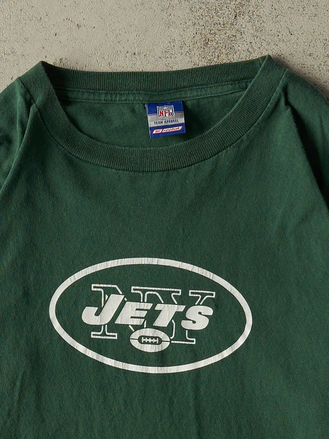 Vintage Y2K Green New York Jets Long Sleeve (L) sold by Rebalance Vintage product image thumbnail 2