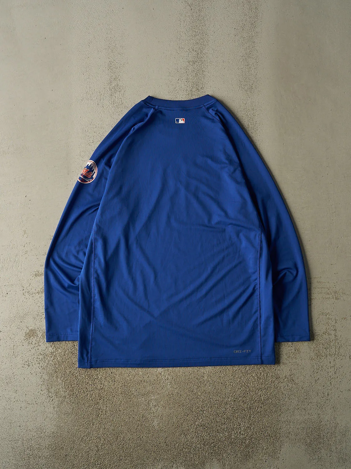 Vintage Y2K Blue New York Mets Nike Athletic Long Sleeve (XXL/XXXL) sold by Rebalance Vintage product image thumbnail 2