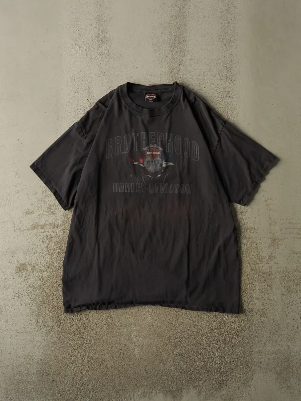 Vintage 14' Faded Black Harley Davidson New York City Tee (XL) made by Rebalance Vintage