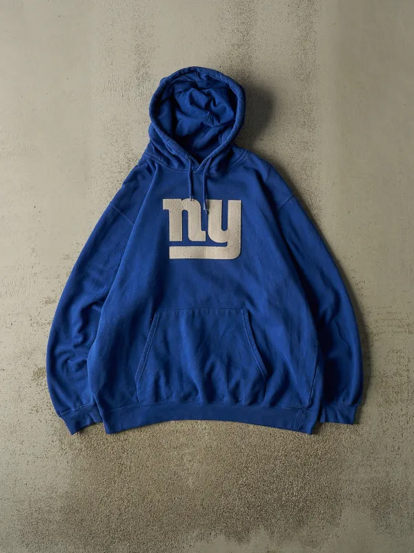 Vintage Y2K Blue New York Giants Hoodie (XL/XXL) made by Rebalance Vintage