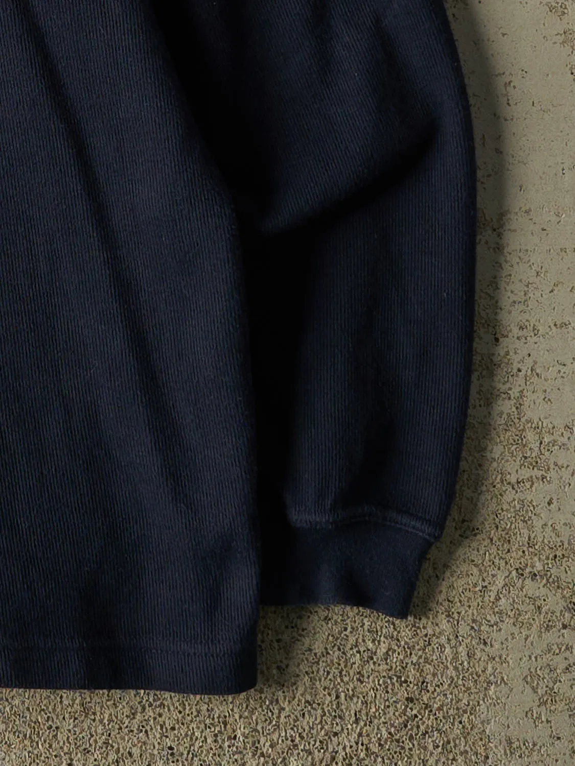 Vintage 90s Navy Blue New York Yankees Thermal Long Sleeve (S/M) sold by Rebalance Vintage product image thumbnail 5