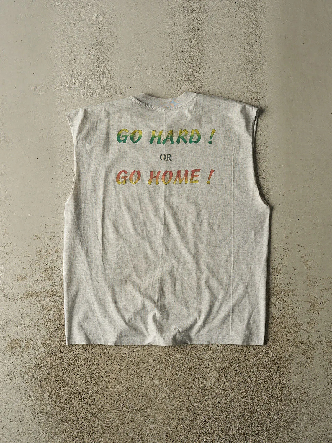 Vintage 94' Heather Grey MOAB Bike Team Cut Off Tank (L/XL) sold by Rebalance Vintage product image thumbnail 2