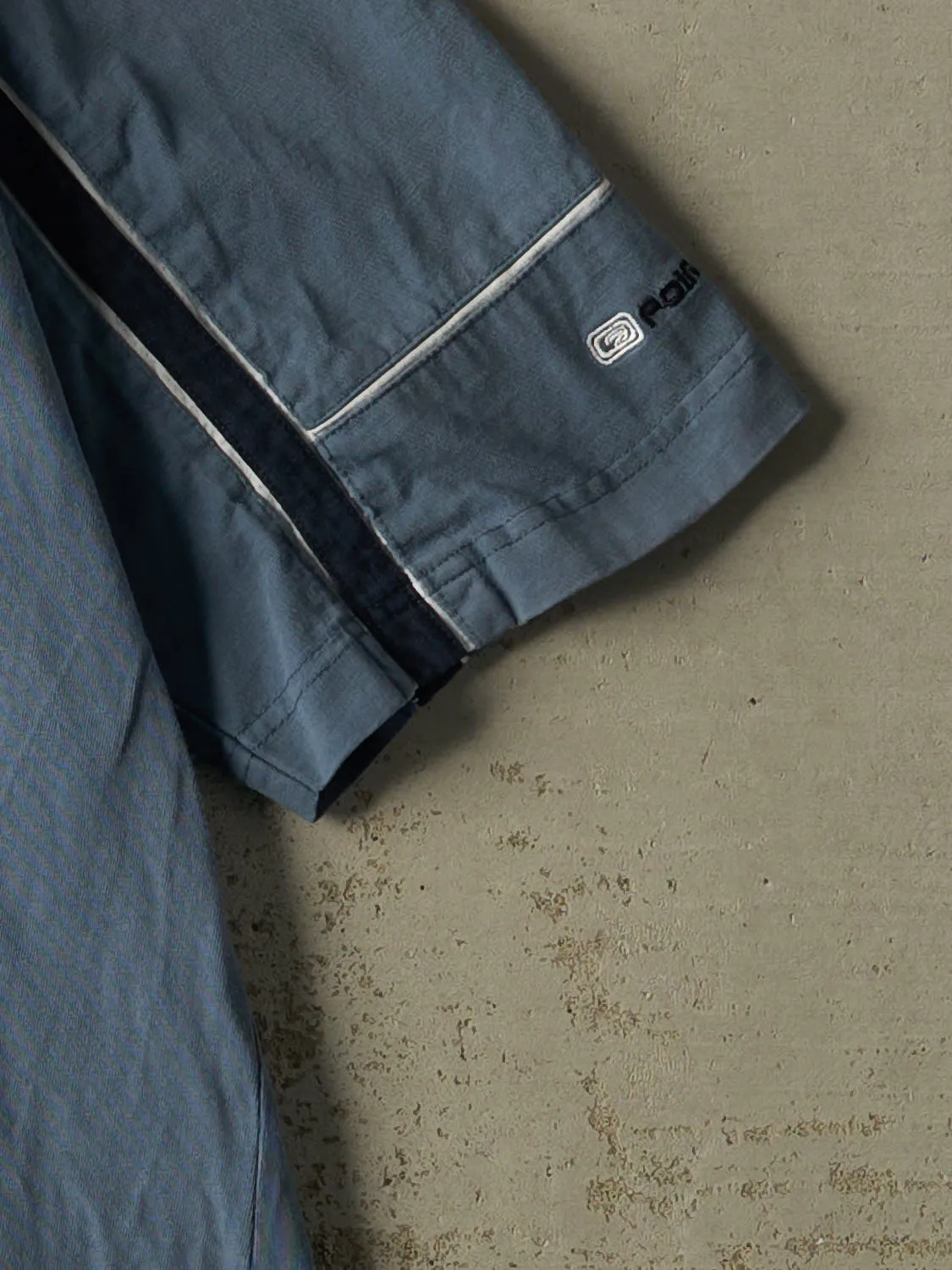 Vintage 90s Slate Blue Point Zero Striped Tee (L/XL) sold by Rebalance Vintage product image thumbnail 3