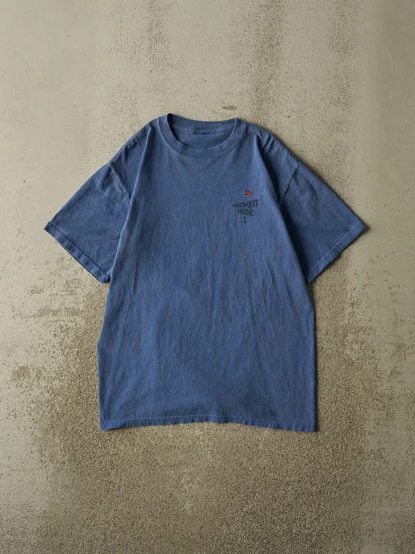 Vintage 90s Blue Ogunquit Maine Golf Slogan "A Lot of Balls" Tee (S/M) made by Rebalance Vintage