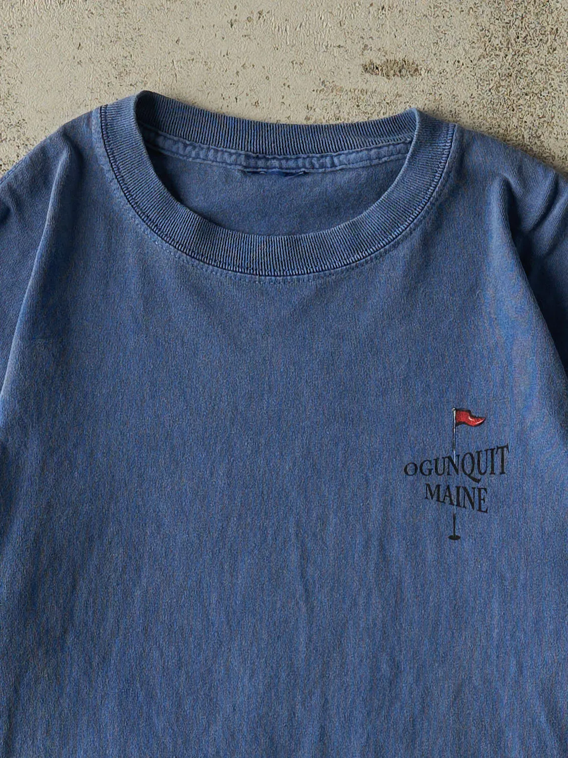 Vintage 90s Blue Ogunquit Maine Golf Slogan "A Lot of Balls" Tee (S/M) sold by Rebalance Vintage product image thumbnail 3