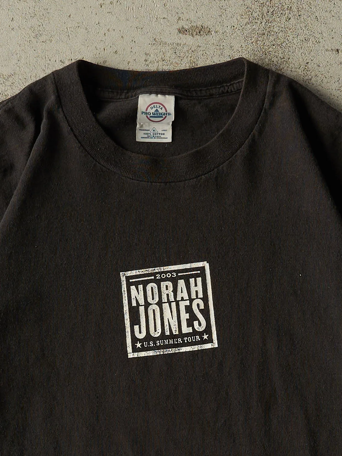 Vintage 03' Black Norah Jones US Tour Tee (L/XL) sold by Rebalance Vintage product image thumbnail 2
