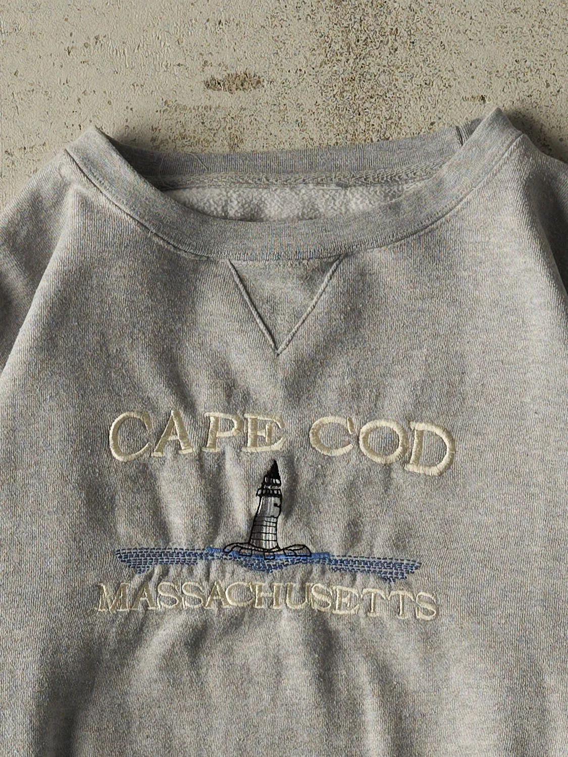 Vintage 90s Grey Cape Cod Embroidered Crewneck (M) sold by Rebalance Vintage product image thumbnail 2