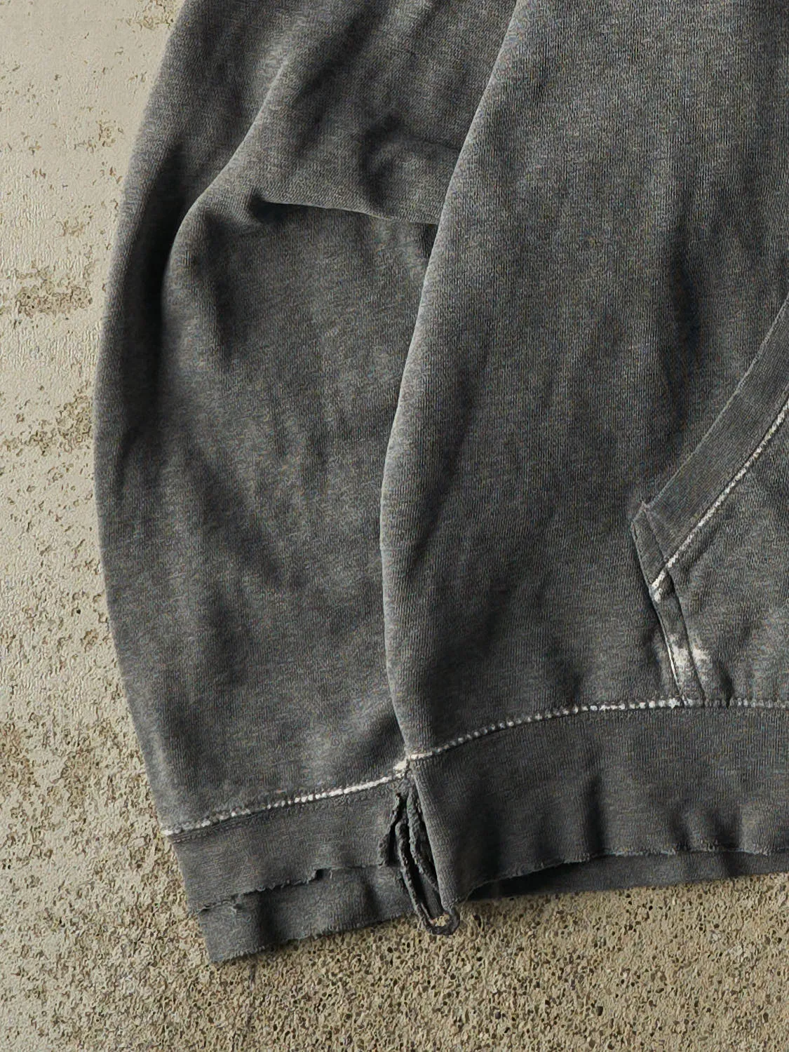 Vintage 90s Grey BYU Idaho Hoodie (L/XL) sold by Rebalance Vintage product image thumbnail 3