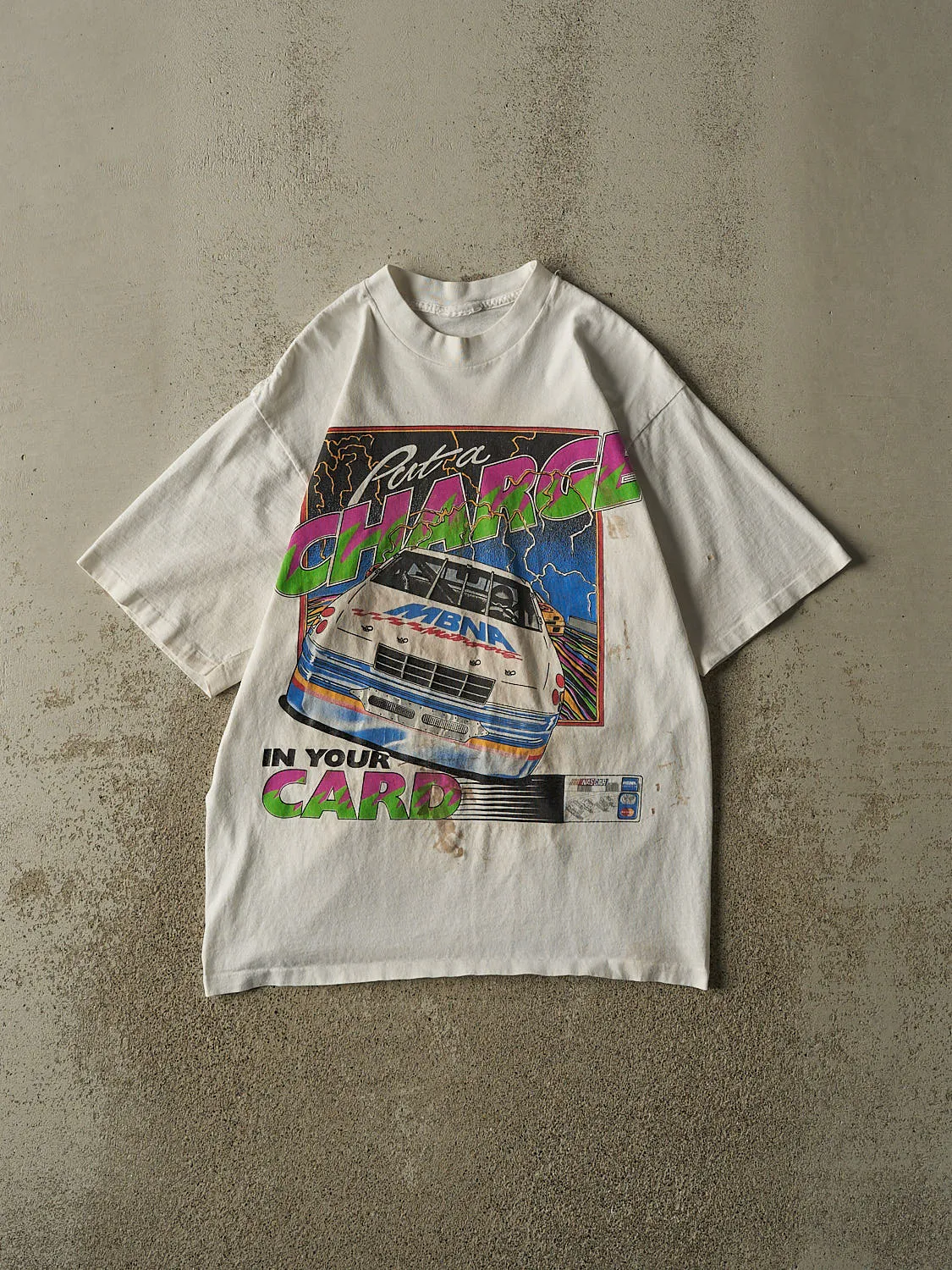 Vintage 94' White Nascar Single Stitch Tee (M/L) sold by Rebalance Vintage