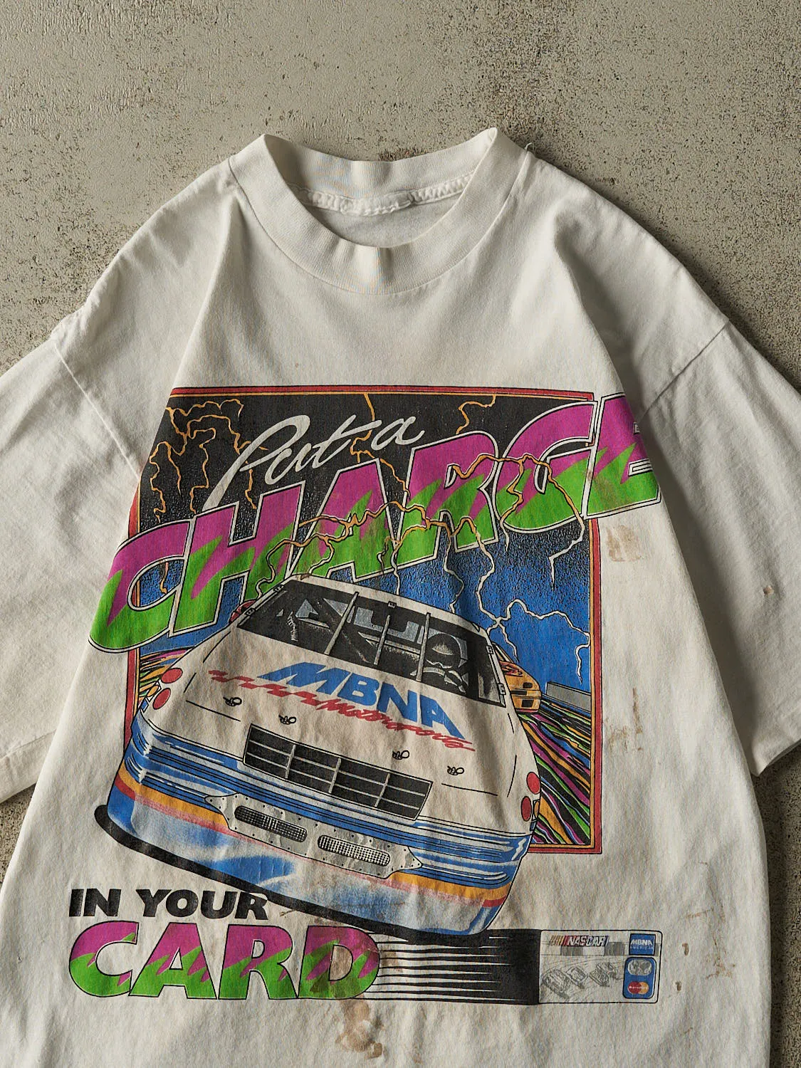 Vintage 94' White Nascar Single Stitch Tee (M/L) sold by Rebalance Vintage product image thumbnail 3