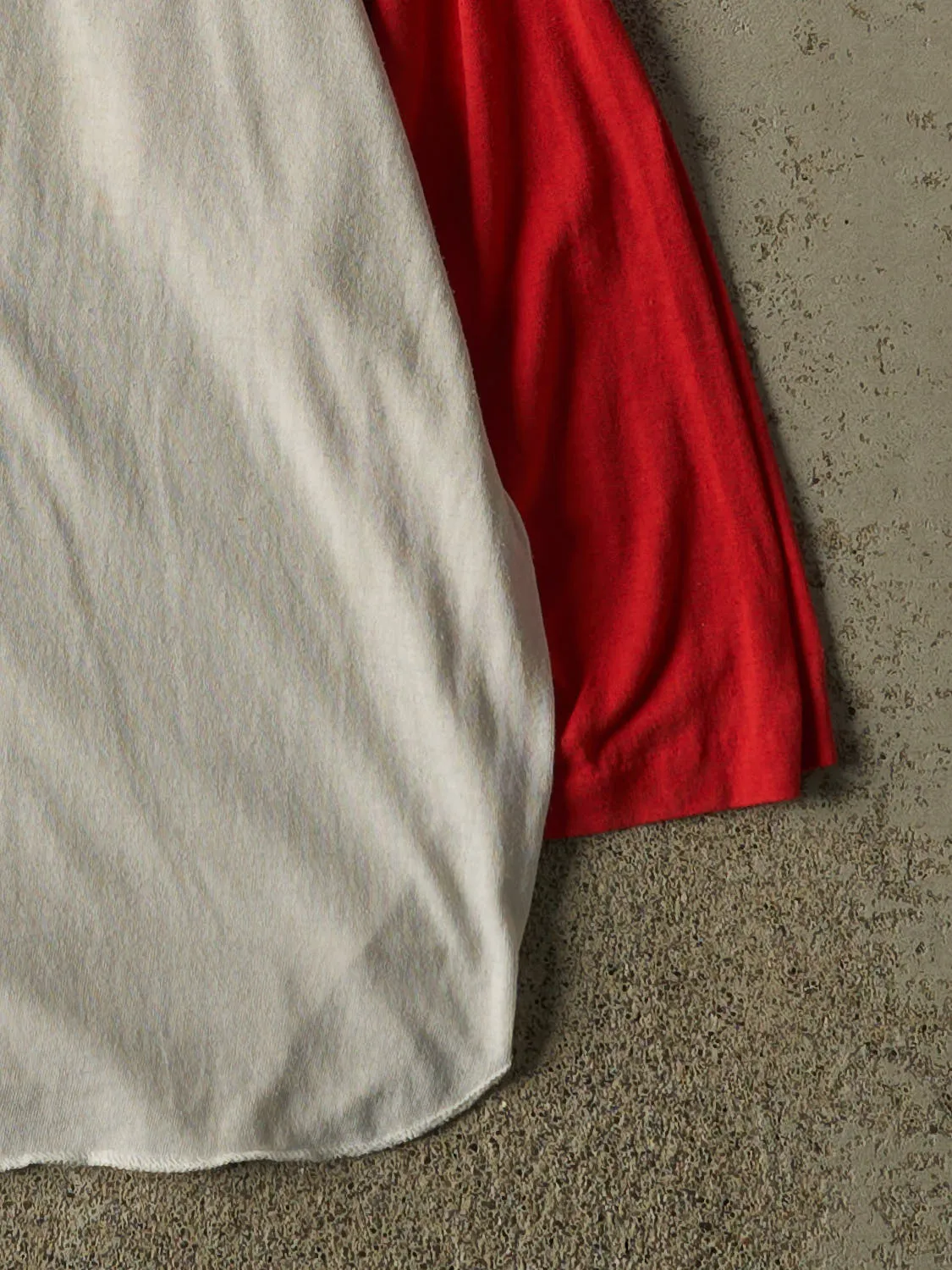 Vintage 80s White Raglan Long Sleeve (S/M) sold by Rebalance Vintage product image thumbnail 4