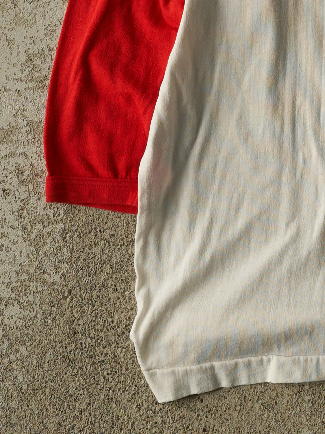 Vintage 70s White Raglan NADC Long Sleeve (S/M) sold by Rebalance Vintage product image thumbnail 3