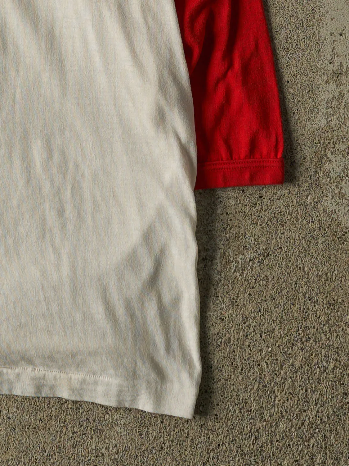 Vintage 70s White Raglan NADC Long Sleeve (S/M) sold by Rebalance Vintage product image thumbnail 4