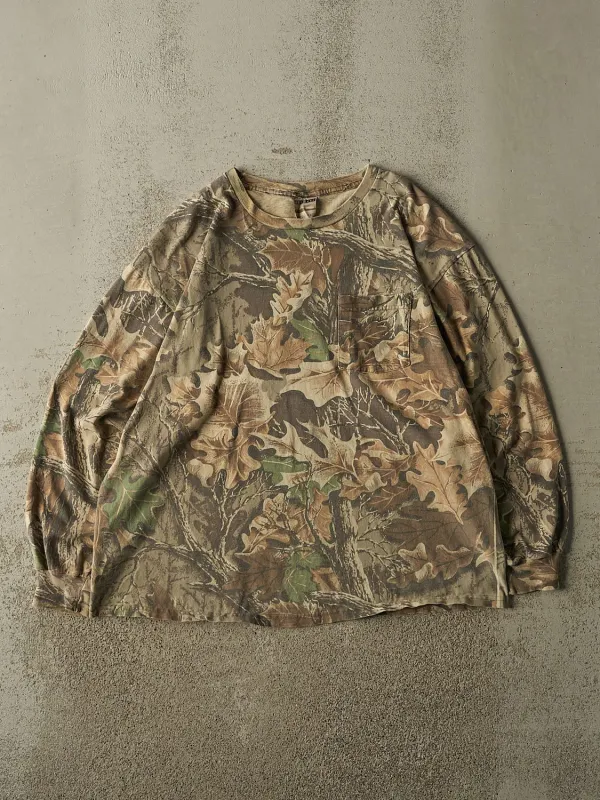 Vintage 90s Camo Advantage Pocket Long Sleeve (L/XL) made by Rebalance Vintage