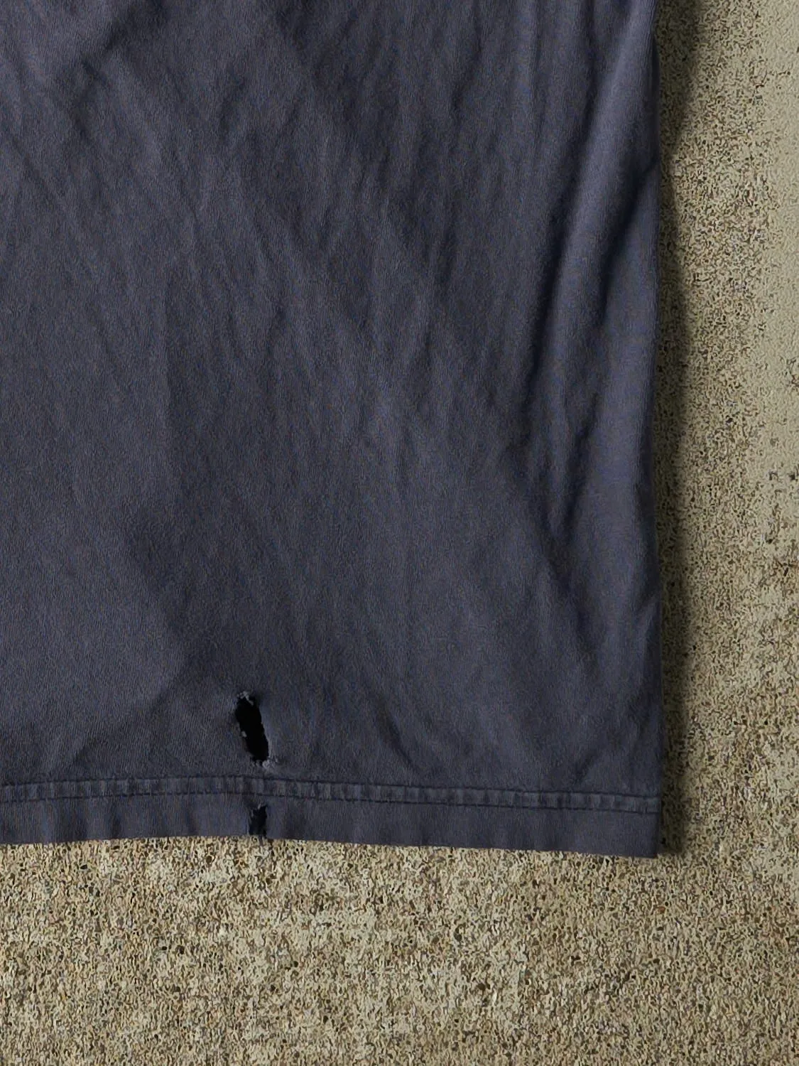 Vintage 90s Faded Navy Reebok Logo Tee (S/M) sold by Rebalance Vintage product image thumbnail 4