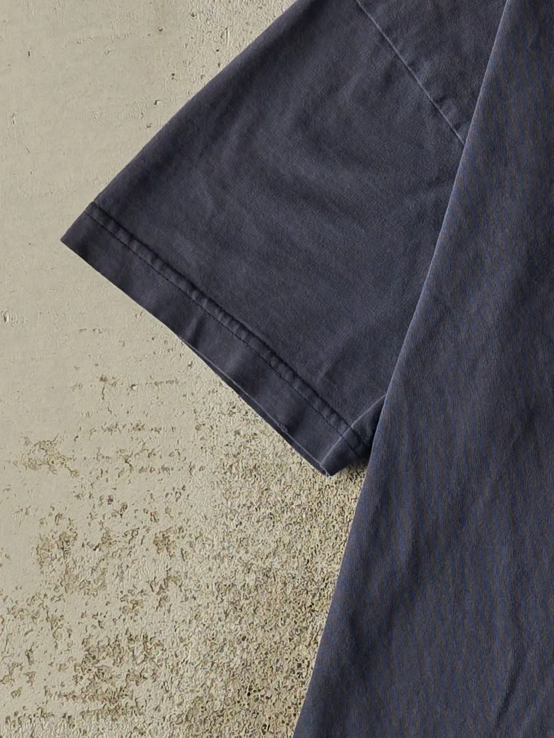 Vintage 90s Faded Navy Reebok Logo Tee (S/M) sold by Rebalance Vintage product image thumbnail 3