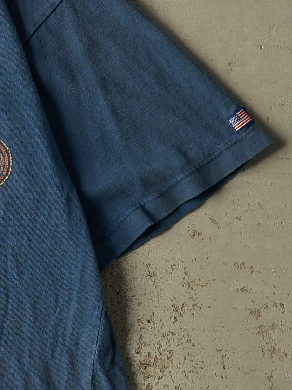 Vintage Y2K Blue Yellowstone National Park Tee (S/M) sold by Rebalance Vintage product image thumbnail 4