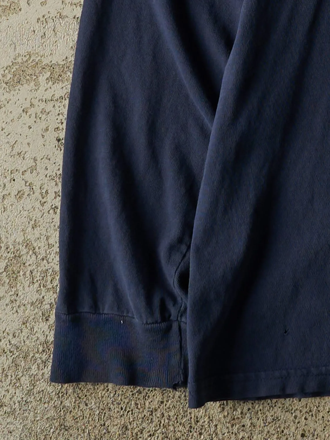 Vintage 90s Navy Blue Nike Embroidered Long Sleeve (M/L) sold by Rebalance Vintage product image thumbnail 3