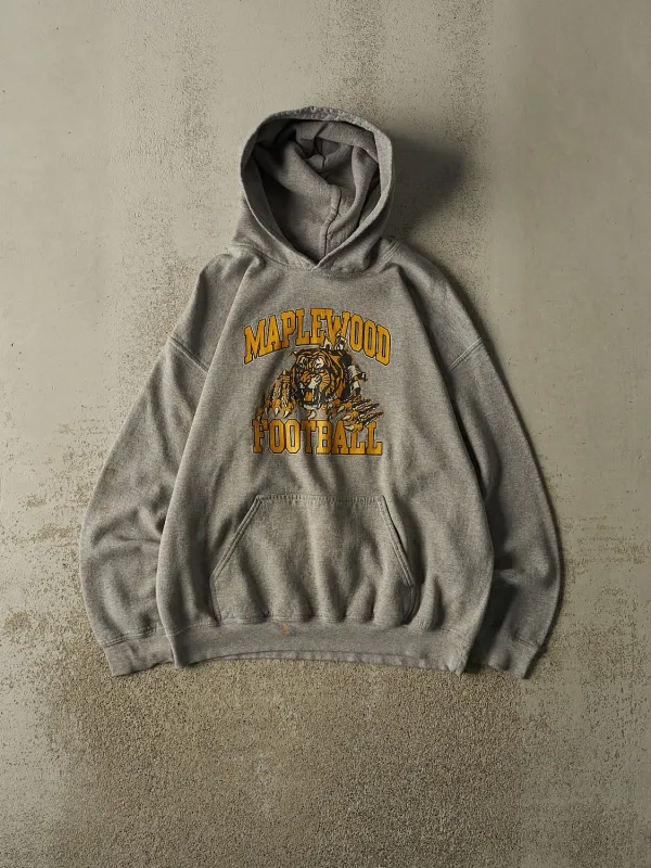 Vintage Y2K Grey Maplewood Football Hoodie (M/L) made by Rebalance Vintage