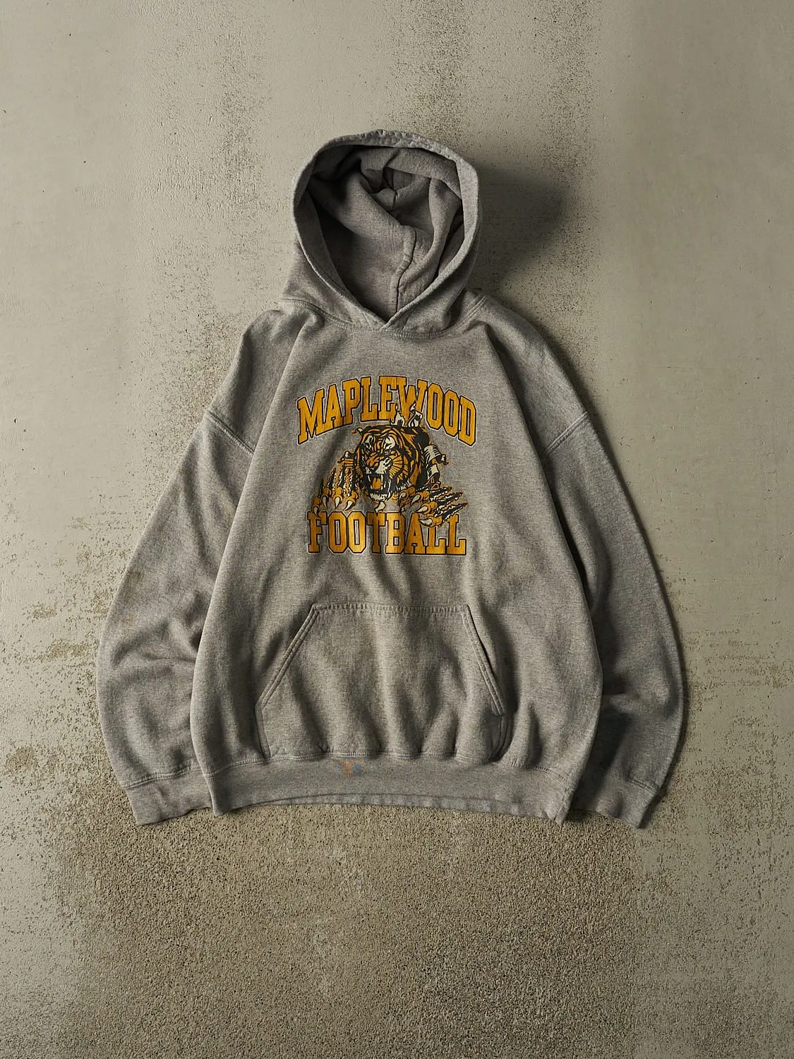 Vintage Y2K Grey Maplewood Football Hoodie (M/L) sold by Rebalance Vintage