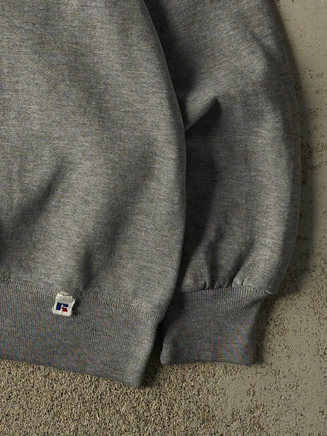 Vintage 90s Grey Russell Athletic Cavell Embroidered Crewneck (L/XL) sold by Rebalance Vintage product image thumbnail 4