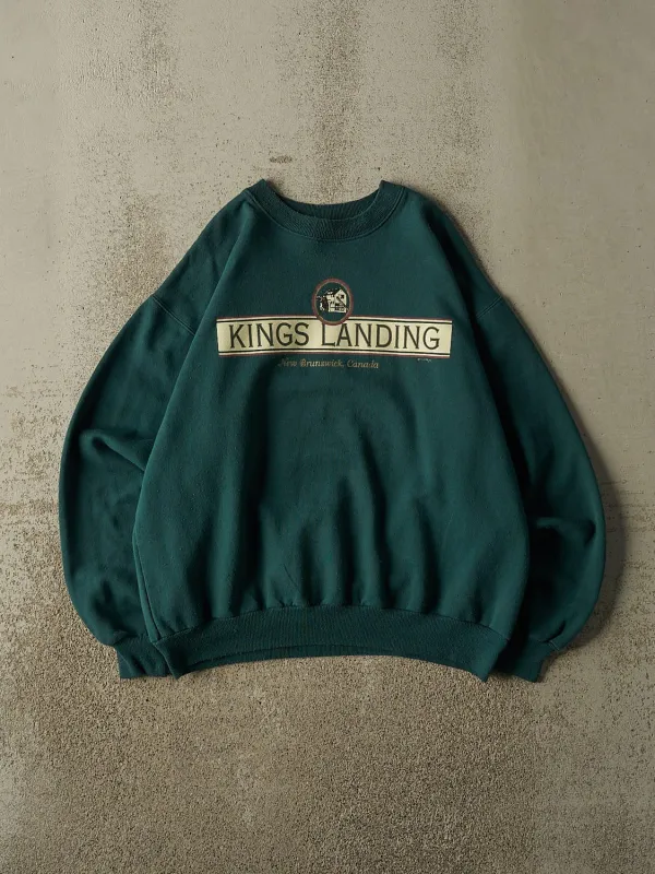 Vintage 90s Green Kings Landing NB Crewneck (M/L) made by Rebalance Vintage
