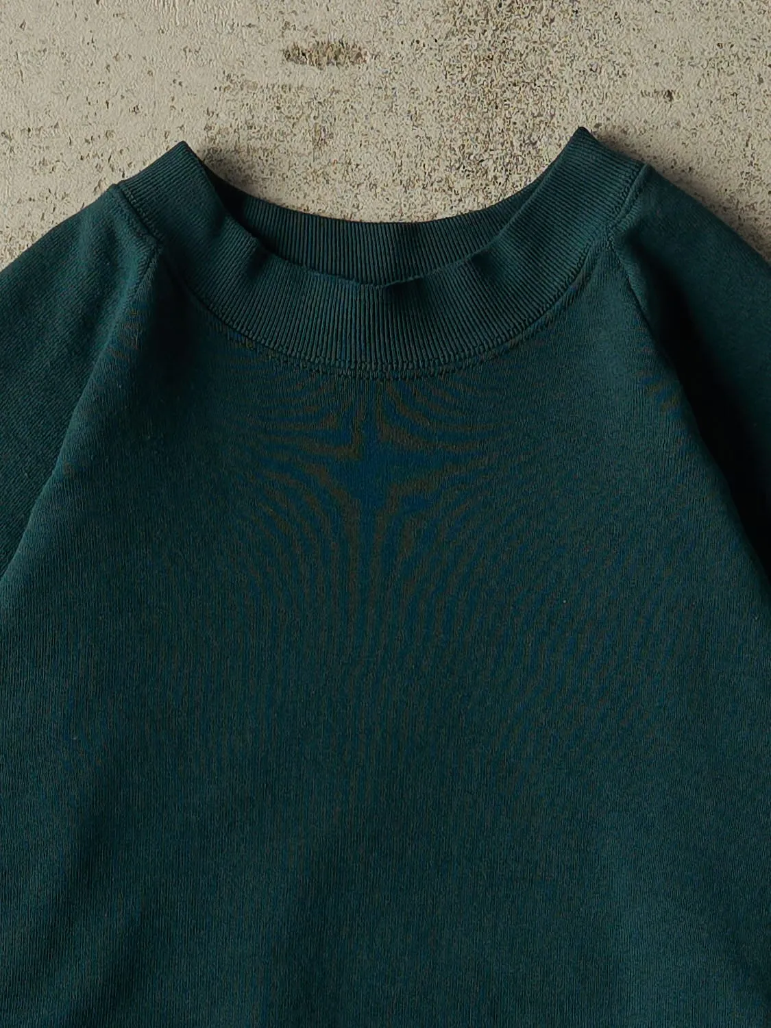 Vintage 80s Green Blank Crewneck (M) sold by Rebalance Vintage product image thumbnail 2