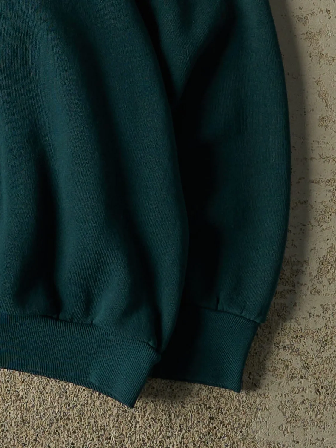 Vintage 80s Green Blank Crewneck (M) sold by Rebalance Vintage product image thumbnail 4