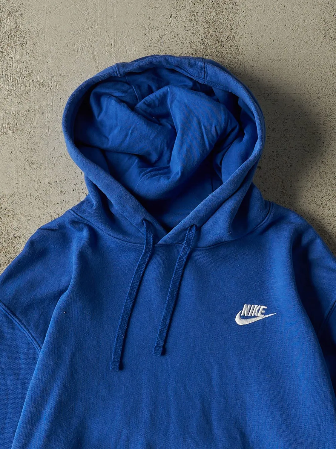 Vintage Y2K Blue Nike Embroidered Hoodie (M) sold by Rebalance Vintage product image thumbnail 2