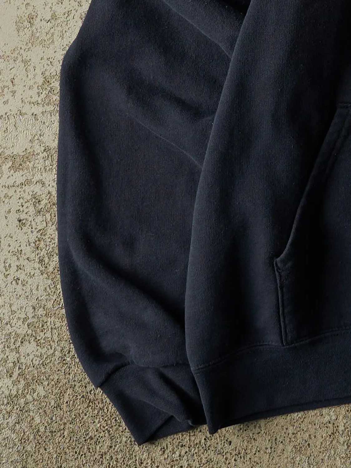 Vintage Y2K Navy Blue University of Michigan Embroidered Hoodie (S) sold by Rebalance Vintage product image thumbnail 3