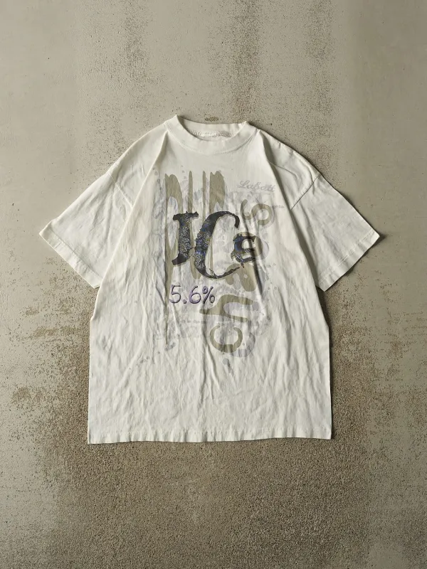 Vintage 90s White Labatt Ice Tee (M/L) made by Rebalance Vintage