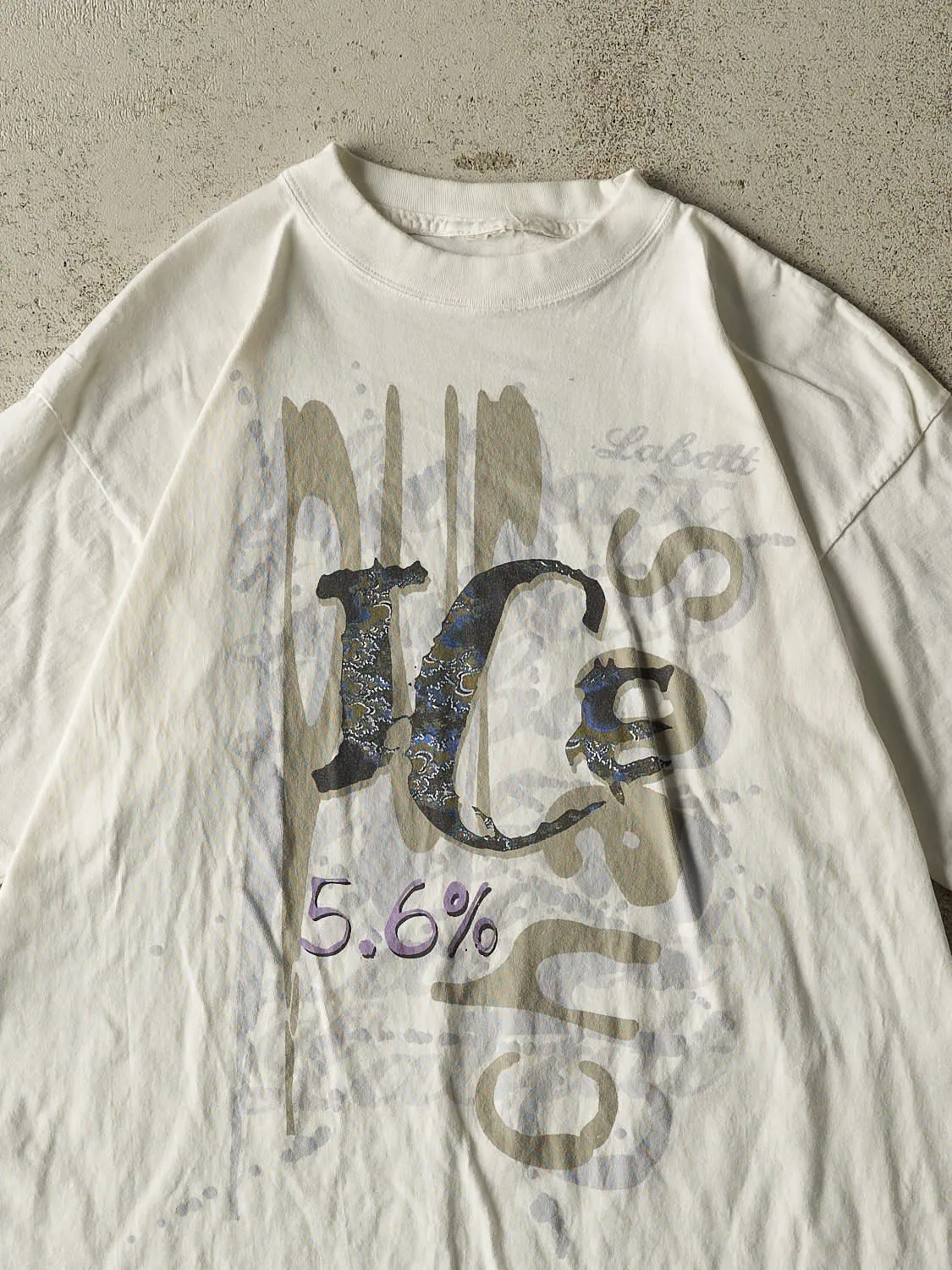 Vintage 90s White Labatt Ice Tee (M/L) sold by Rebalance Vintage product image thumbnail 2