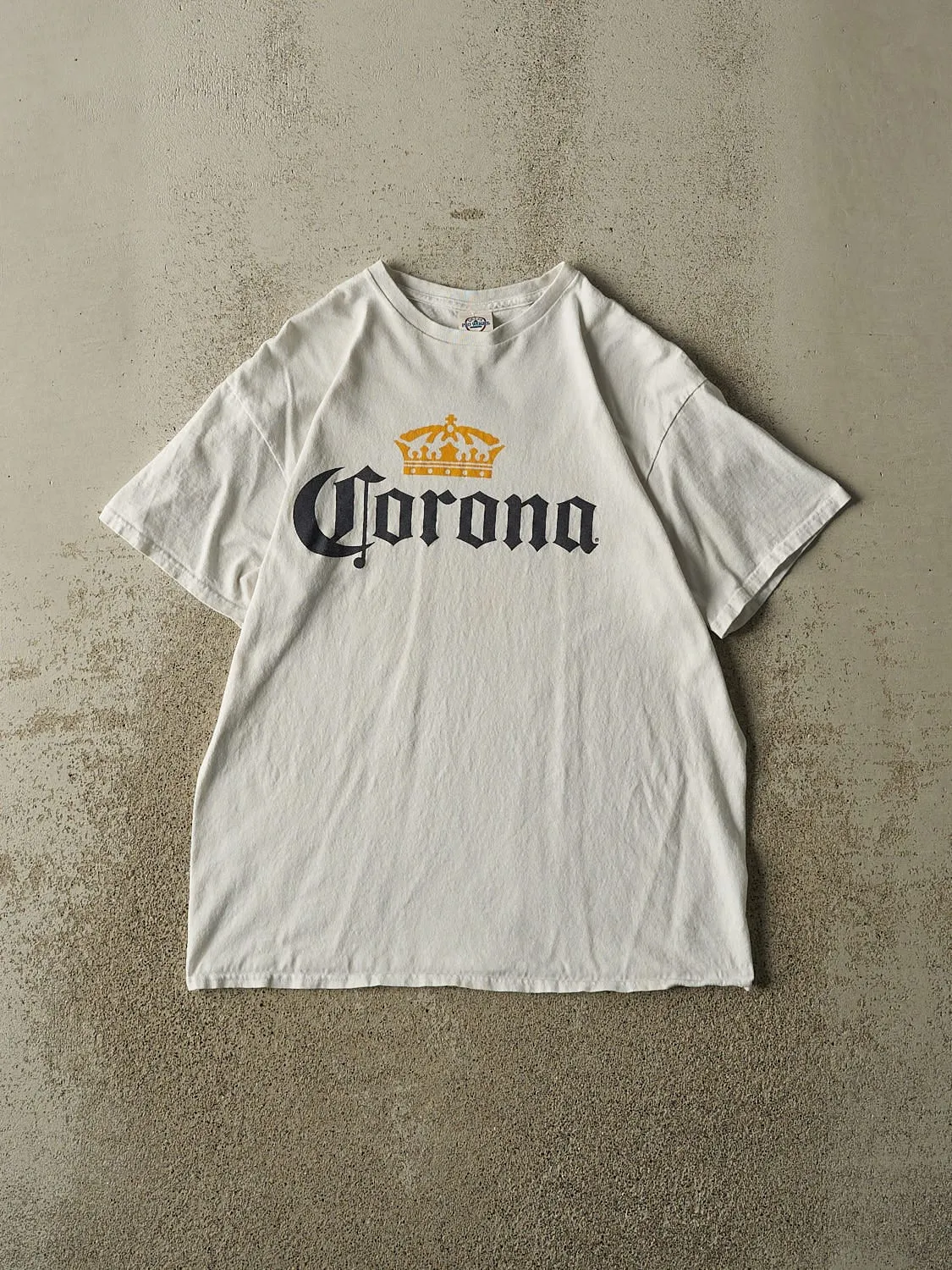 Vintage Y2K White Corona Tee (M/L) sold by Rebalance Vintage